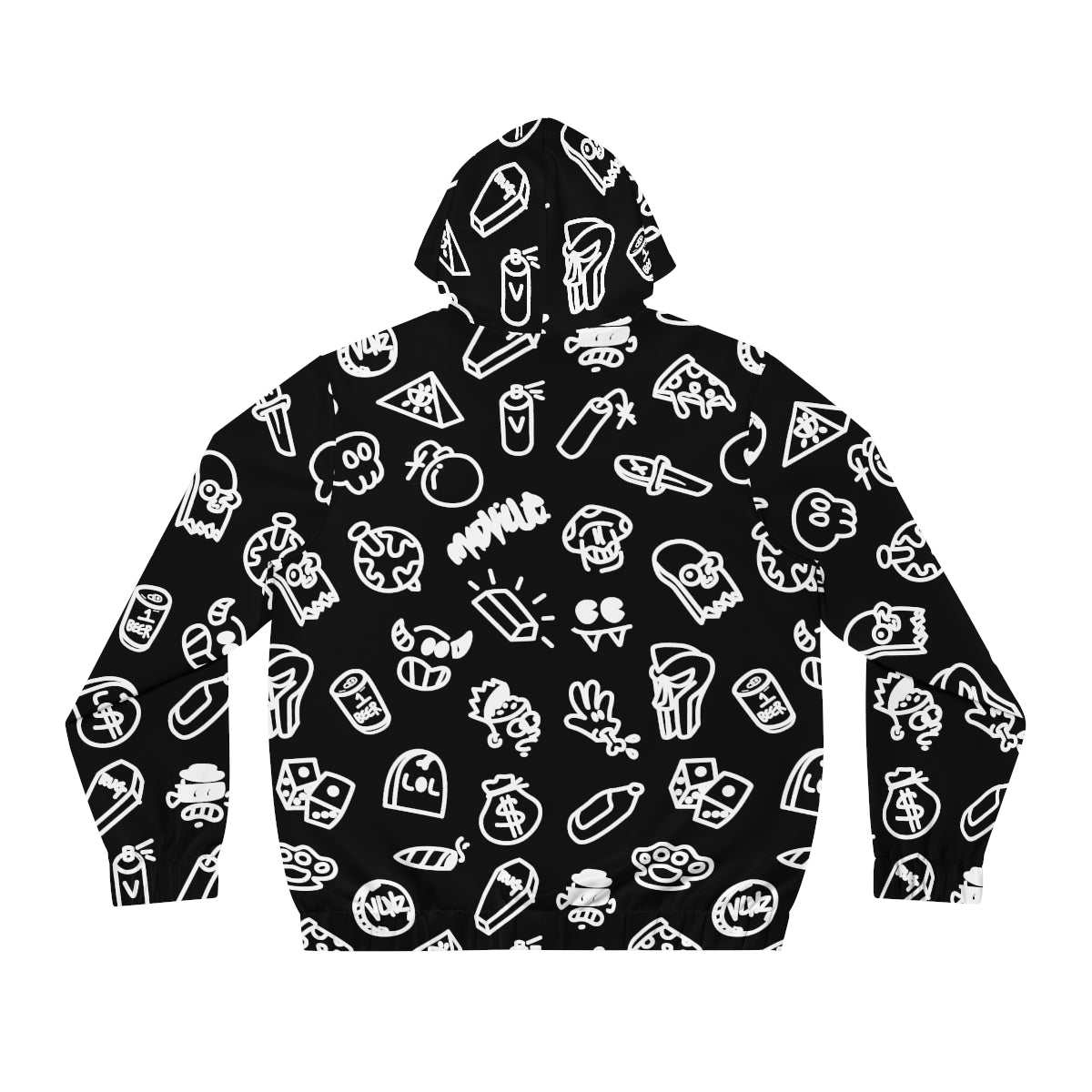 MADVILLE CO. ALL OVER PRINT ZIP HOODIE